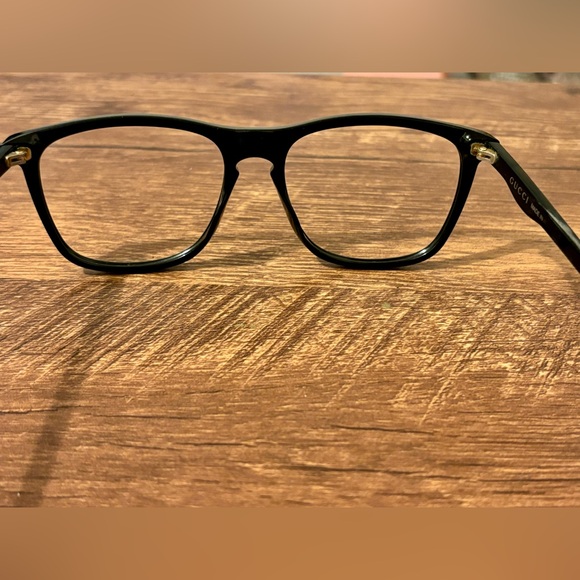 Gucci GG 0332O 001 Square Black Eyeglasses Optical Frame Only 54-17-145 - Picture 2 of 8